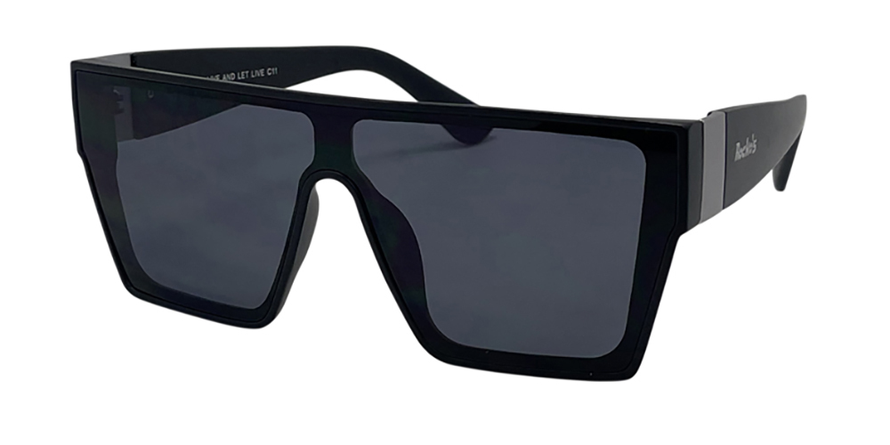 [9340457035066] Rocko's Live and Let Live | C11 | UV Protection | Sunglasses | Black Lenses