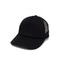 Rockos Caps - Black Trucker Blank