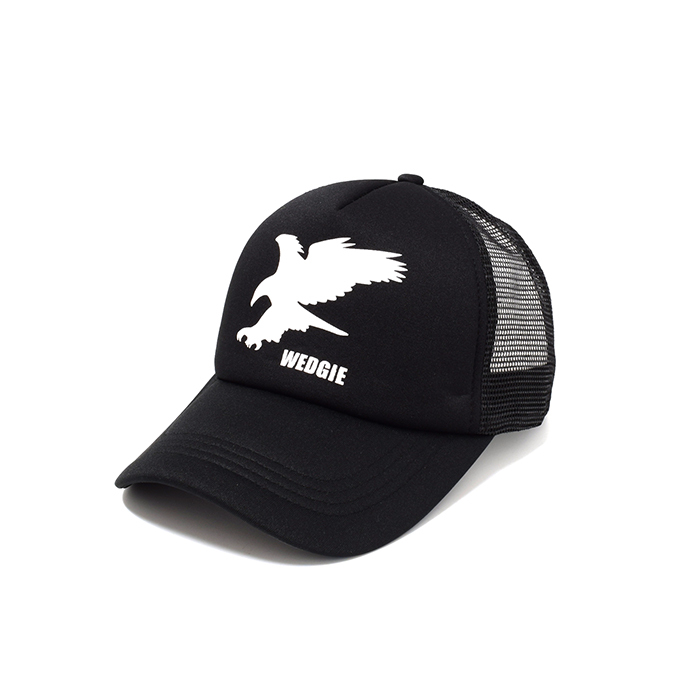 Rockos Caps - Wedgetail Trucker Black