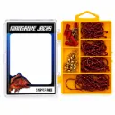 Mangrove Jacks Snapper Fishing Pack | Hooks, Swivels, Slider Clips, and Tackle Box