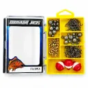 Mangrove Jacks Trout Fishing Pack | Hooks, Swivels, Floats, and Sinkers in Tackle Box