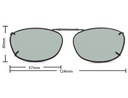 Stalkers Clip On Size 10 Dark Gunmetal Frame / G32 Photochromic Polarised Lenses
