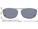 Stalkers Clip On Size 10 Dark Gunmetal Frame / Smoke Polarised Lenses