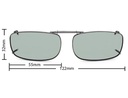 Stalkers Clip On Size 2 Dark Gunmetal Frame / G32 Photochromic Polarised Lenses