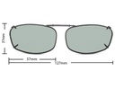 Stalkers Clip On Size 8 Dark Gunmetal Frame / G32 Photochromic Polarised Lenses
