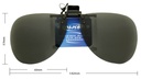 Stalkers Flip Ups Aviator Gunmetal Frame / Smoke Polarised Lenses