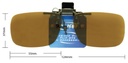 Stalkers Flip Ups F004 Brown Polarised Lenses