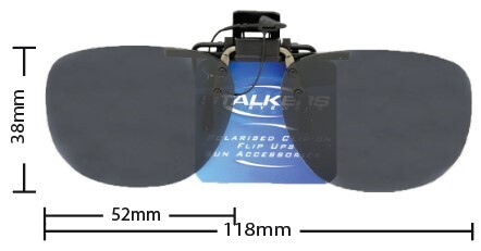 Stalkers Flip Ups F006 Grey Polarised Lenses
