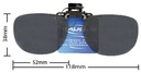 Stalkers Flip Ups F006 Grey Polarised Lenses