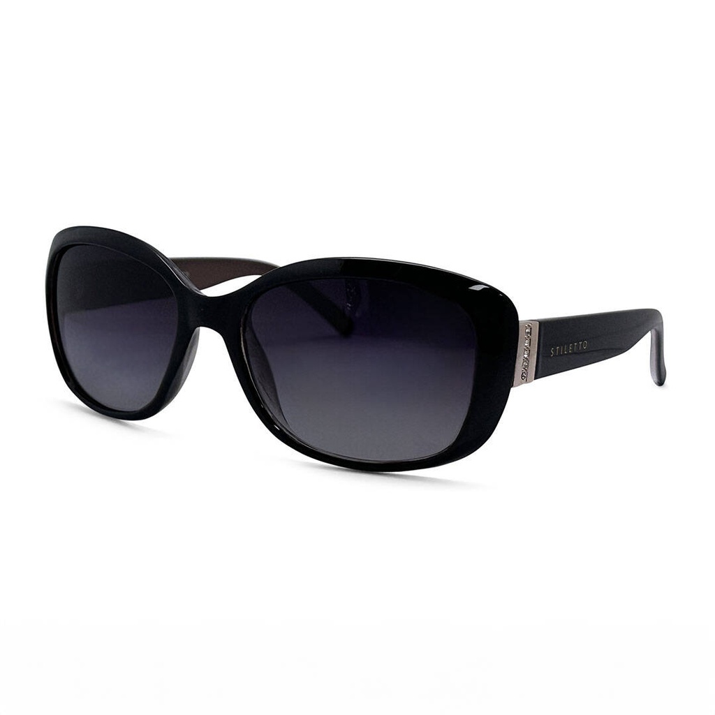 [9340457024442] Stiletto Alicia C2 Crystal Brown / Smoke Gradient Polarised Lenses