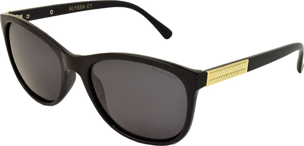 Stiletto Alyssa C1 Black / Smoke Polarised Lenses
