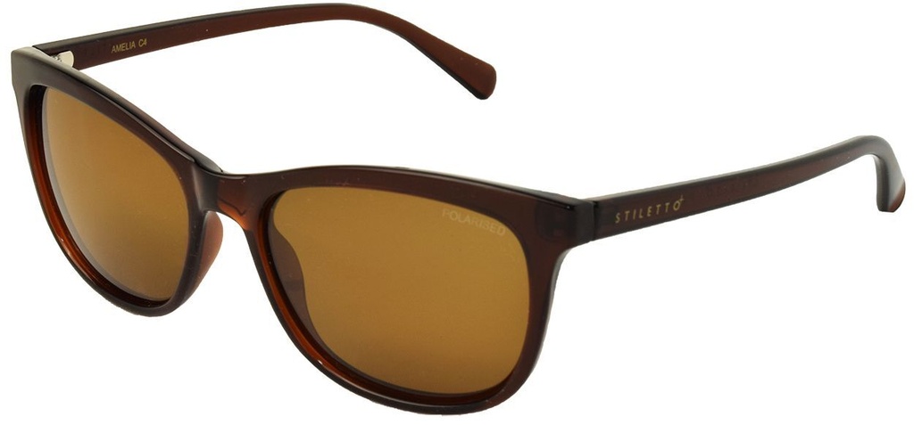 Stiletto Amelia C4 Crystal Dark Brown / Brown Polarised Lenses