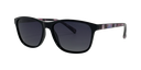 Stiletto April C5 Shiny Black w Demi Purple / Smoke Gradient Polarised Lenses