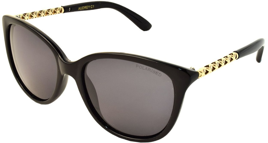 Stiletto Audrey C1 Black / Smoke Polarised Lenses
