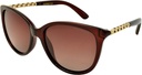 Stiletto Audrey C2 Crystal Dark Brown / Brown Gradient Polarised Lenses