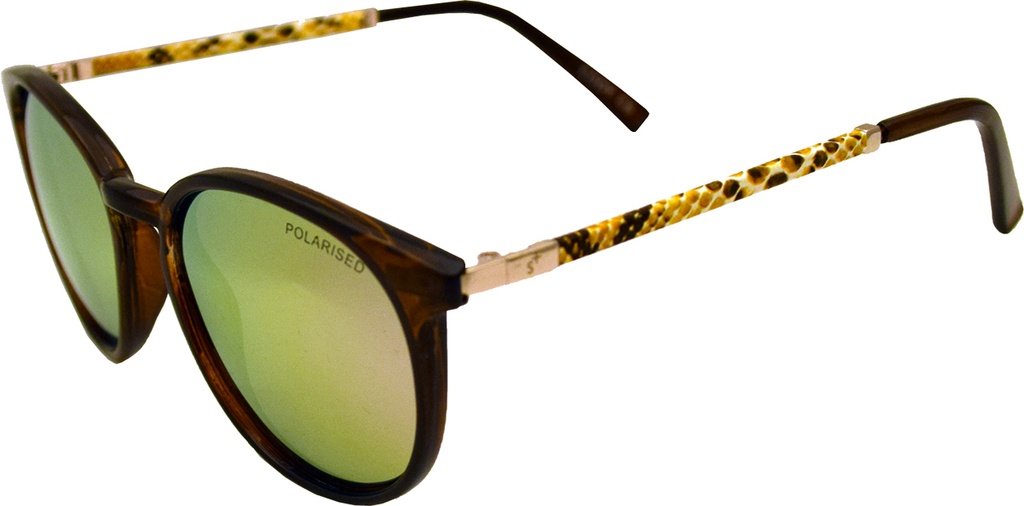 Stiletto Cody C6 Crystal Brown / Lotus Pink Revo Polarised Lenses