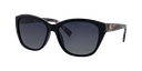 Stiletto Coral C5 Shiny Black w Demi Purple / Smoke Gradient Polarised Lenses