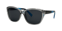 Stiletto Coral C9 Crystal Dark Smoke w Blue Fade / Smoke Polarised Lenses