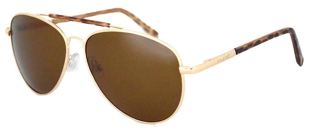 Stiletto Dixie C2 Gold Motley / Brown Polarised Lenses
