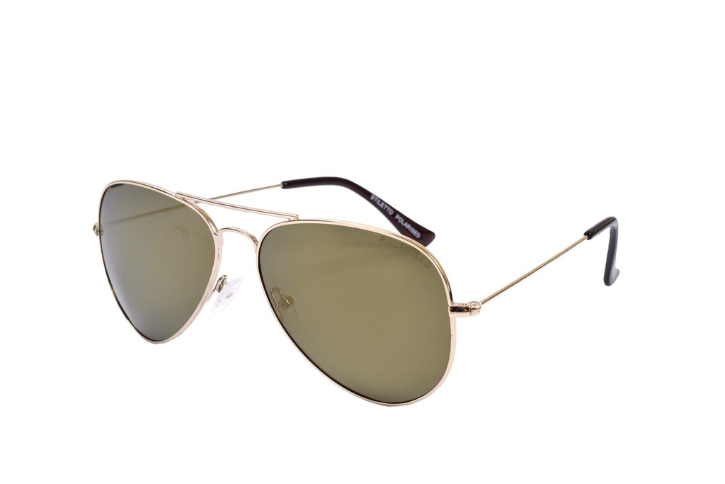 Stiletto Electra C7 Gold / Gold Revo Polarised Lenses
