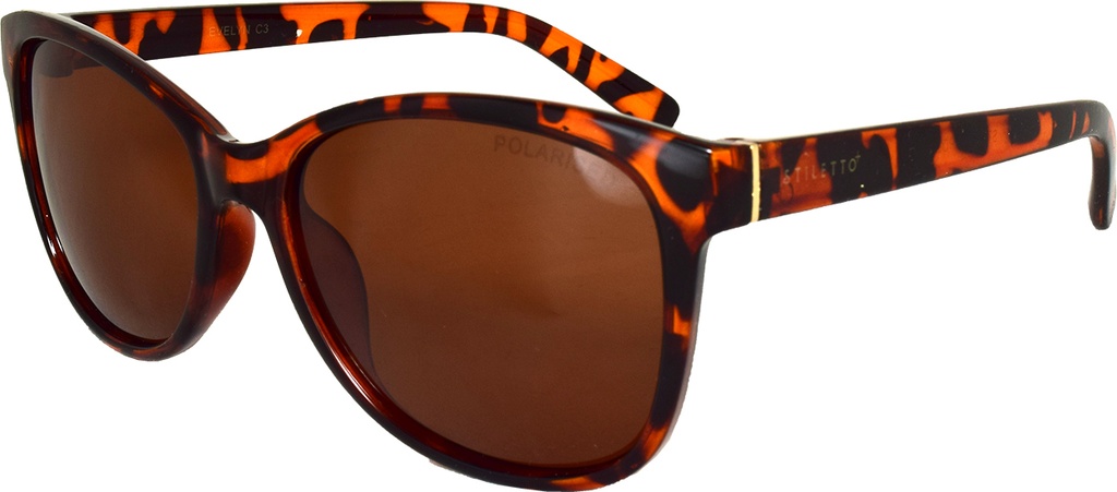 Stiletto Evelyn C3 Crystal Dark Demi / Brown Polarised Lenses