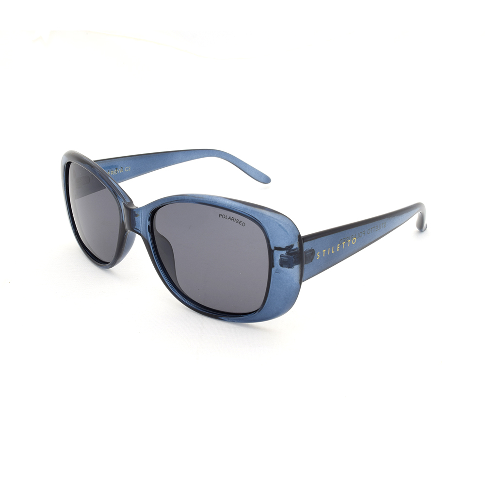 Stiletto Freya C2 Crystal Dark Blue / Smoke Polarised Lenses