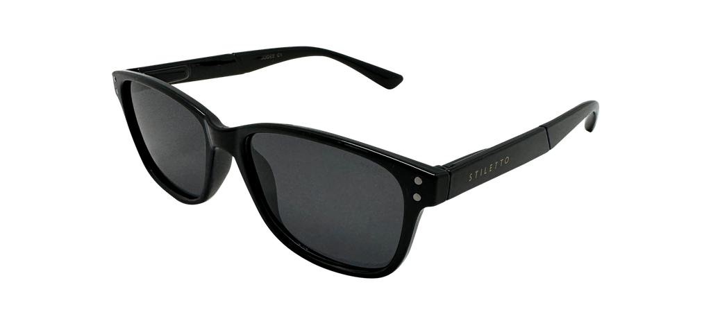 Stiletto Jodee C1 Shiny Black / Smoke Polarised Lenses