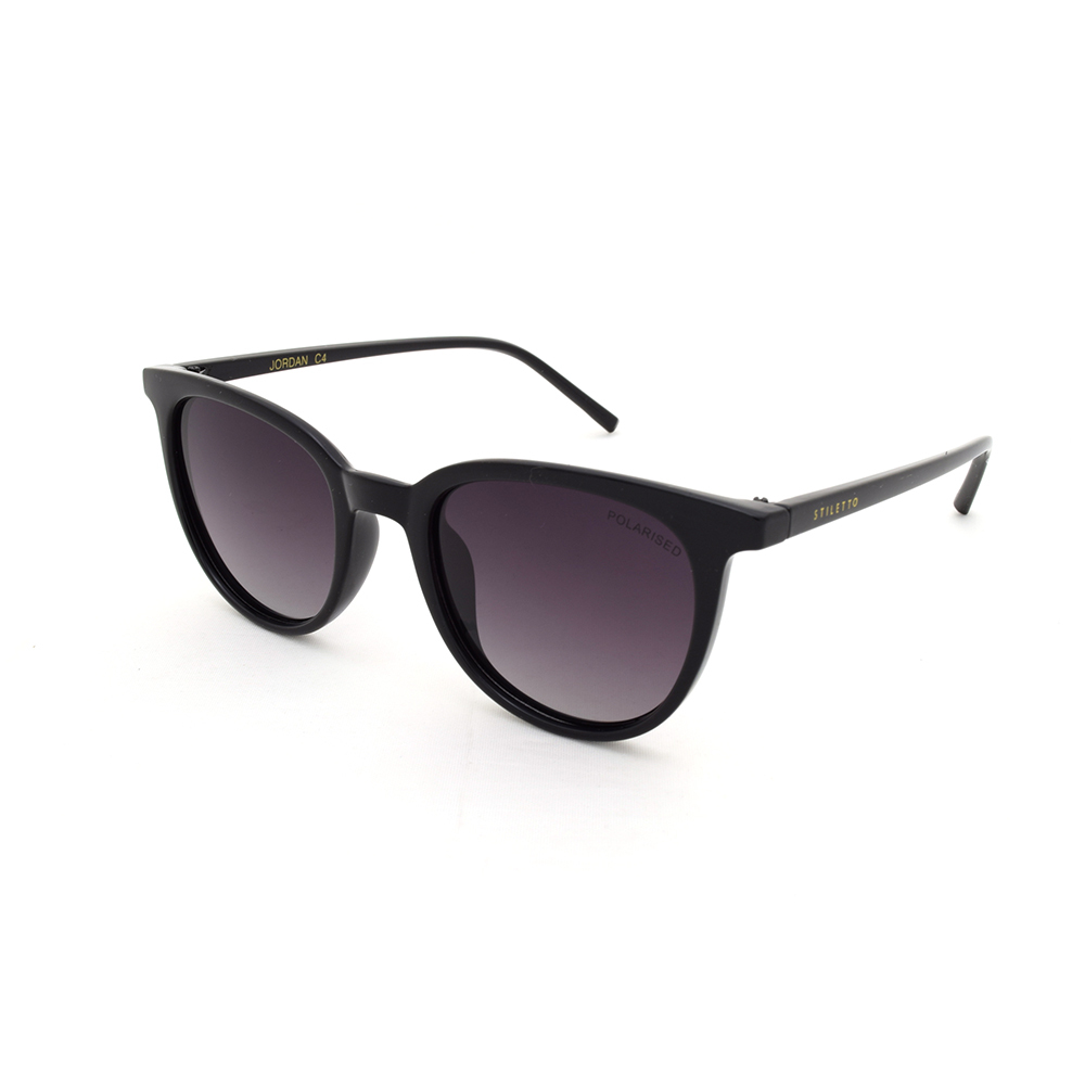 Stiletto Jordan C4 Black / Smoke Gradient Polarised Lenses