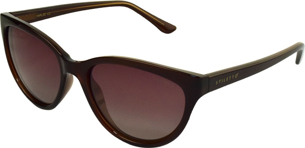 Stiletto Karlee C3 Dark Brown / Smoke Gradient Polarised Lenses