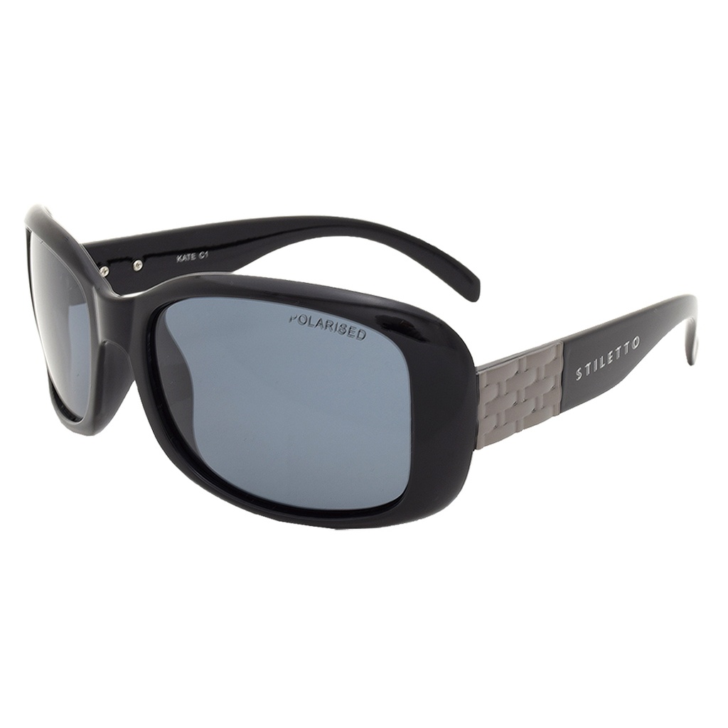 Stiletto Kate C1 Black / Smoke Polarised Lenses