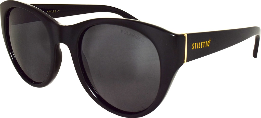 Stiletto Kaylee C1 Black / Smoke Polarised Lenses