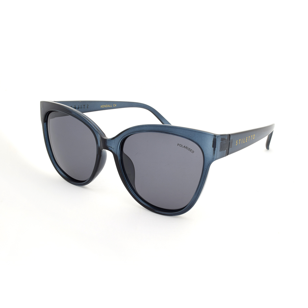 Stiletto Kendall C4 Crystal Dark Blue / Smoke Polarised Lenses