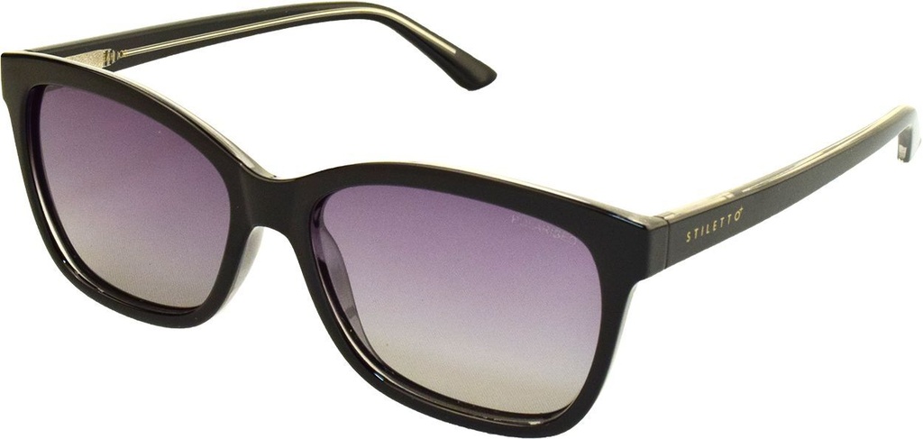Stiletto Leah C2 Black / Smoke Gradient Polarised Lenses