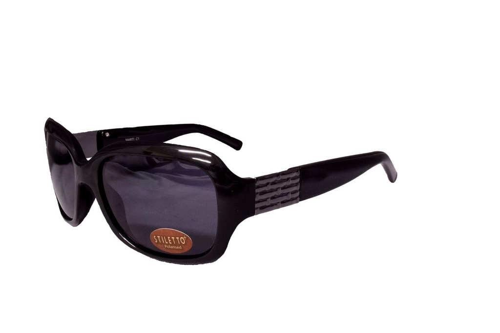 Stiletto Marti C1 Black / Smoke Polarised Lenses