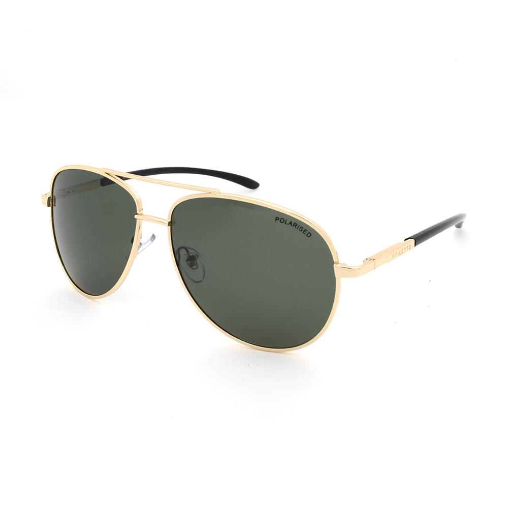 Stiletto Misty C1 Light Gold / Brown Green Polarised Lenses