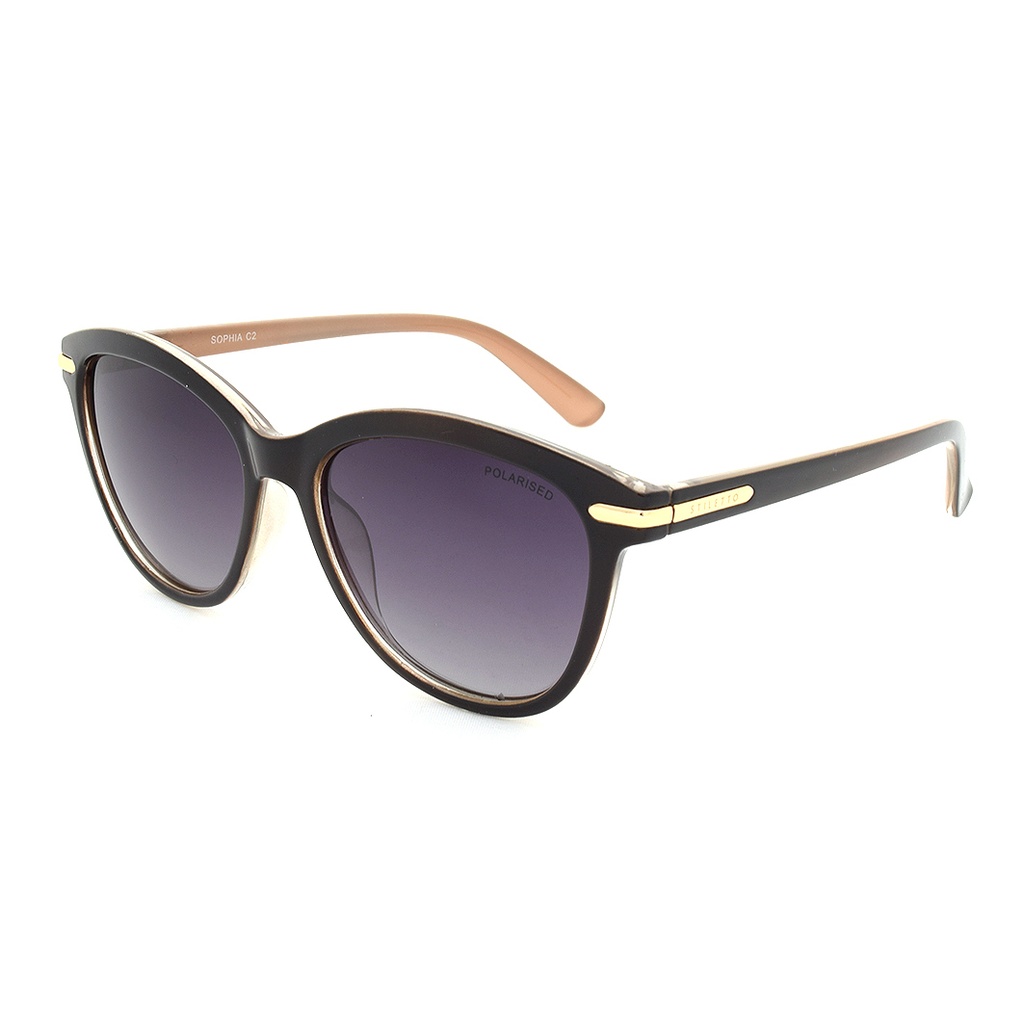 Stiletto Sophia C2 Crystal Brown / Smoke Gradient Polarised Lenses