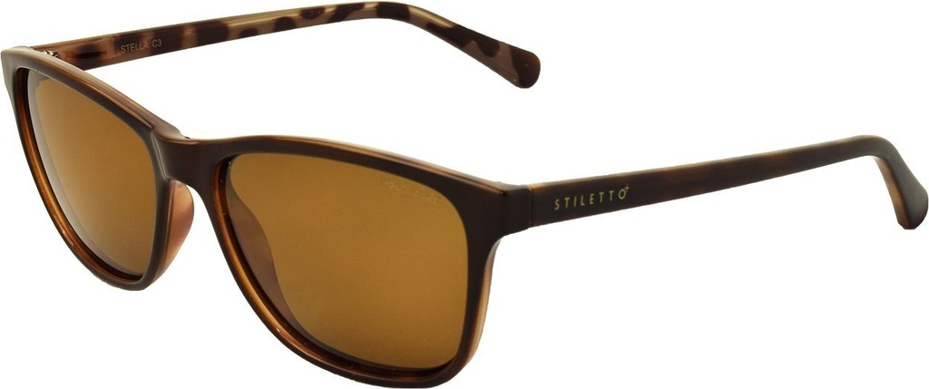 Stiletto Stella C3 Dark Tortoise / Brown Polarised Lenses