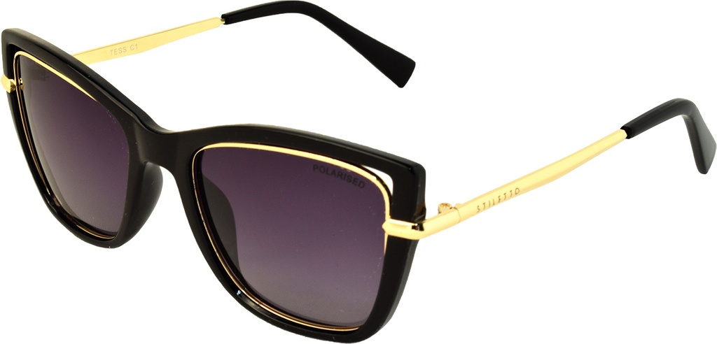 Stiletto Tess C1 Black / Smoke Gradient Polarised Lenses