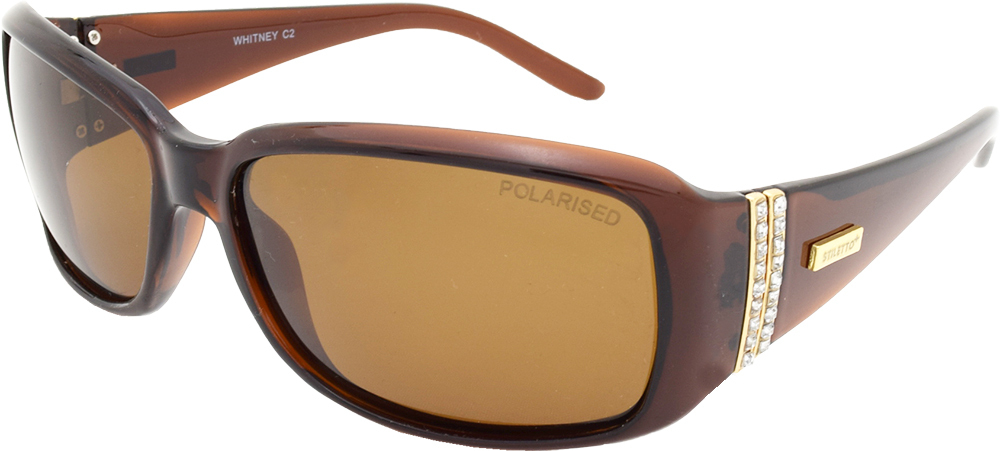 Stiletto Whitney C2 Crystal Dark Brown / Brown Polarised Lenses