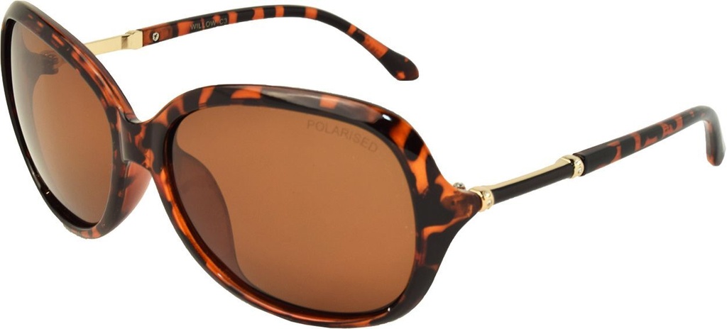 Stiletto Willow C3 Crystal Dark Demi / Brown Polarised Lenses