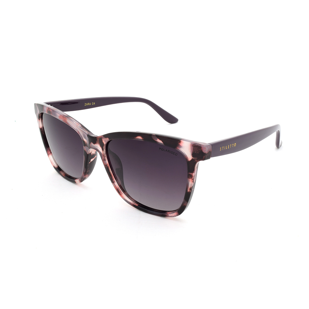 [9337217020653] Stiletto Zara C4 Multi-Tortoise & Lipstick / Smoke Gradient Polarised Lenses