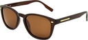 Stiletto Zoe C2 Crystal Dark Brown Light Gold / Brown Polarised Lenses