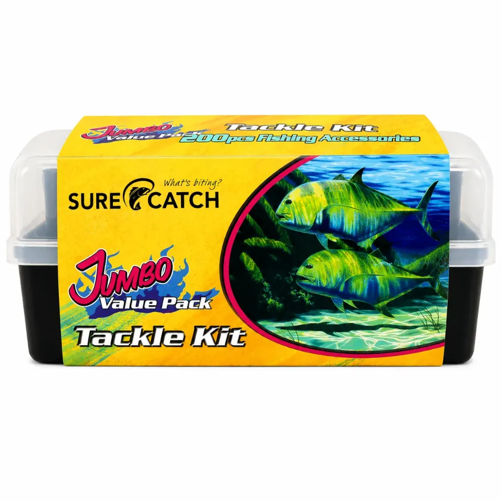 SureCatch Jumbo Fishing Tackle Box | 200 Pieces