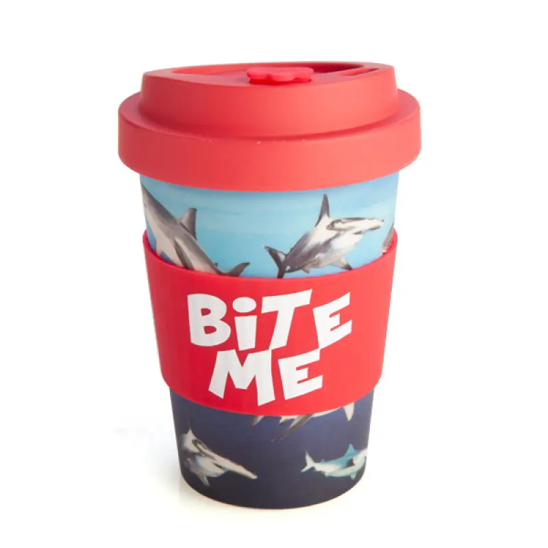 [9318051138414] Eco-To-Go Shark Bamboo Travel Mug