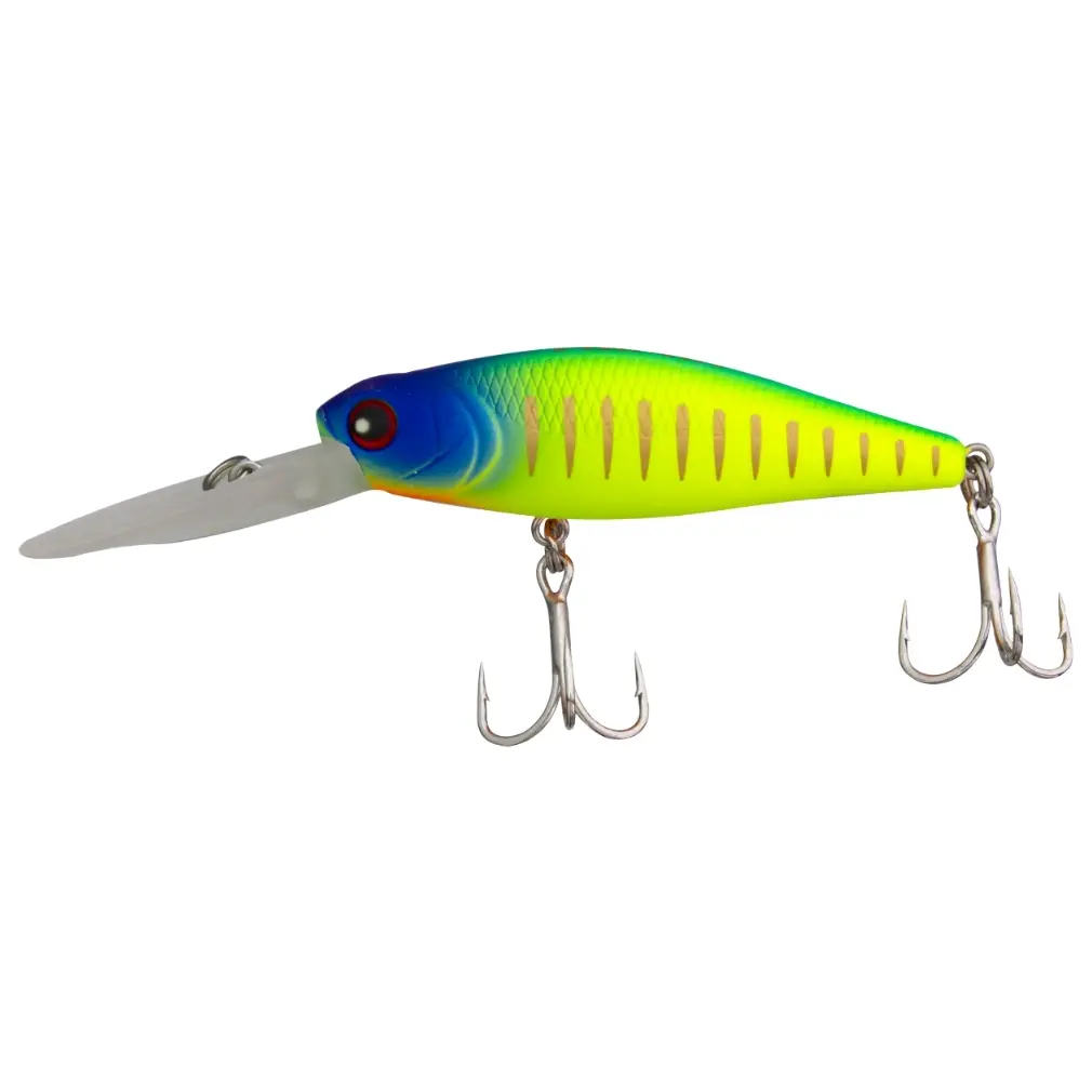 FishArt Magnus Floating Minnow Fishing Lure | 75mm 10g | Striped Parrot
