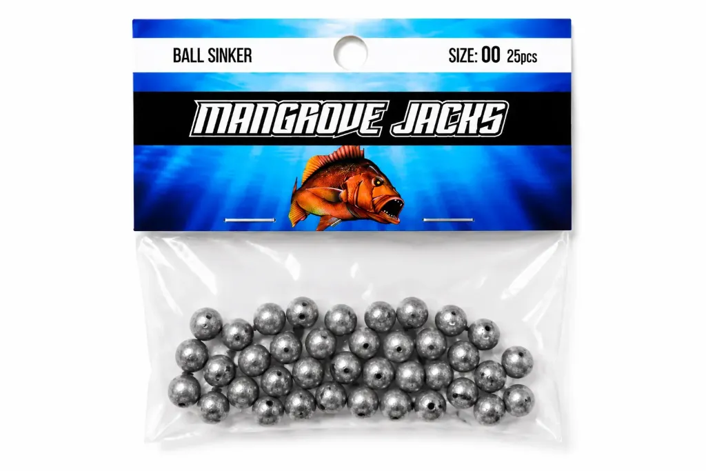 Mangrove Jacks Ball Sinker | Size 00 | 25 Pack