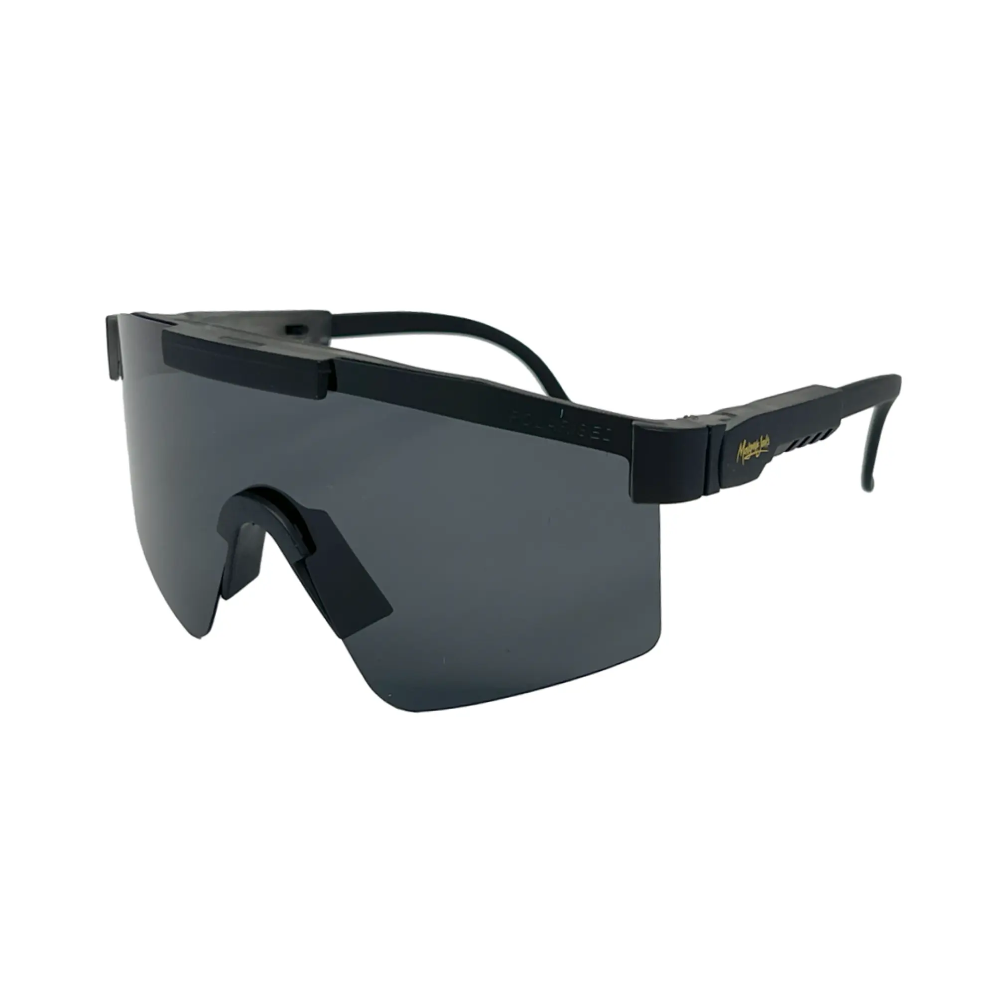 Mangrove Jacks Kids MJK073 C1 Matte Black w Matte Crystal Smoke / Smoke Polarised Lenses