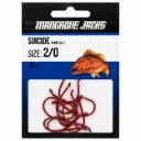 Mangrove Jacks Suicide Hook Red | Size 2/0 | 10 Pack