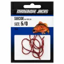 Mangrove Jacks Suicide Hook Red | Size 5/0 | 7 Pack