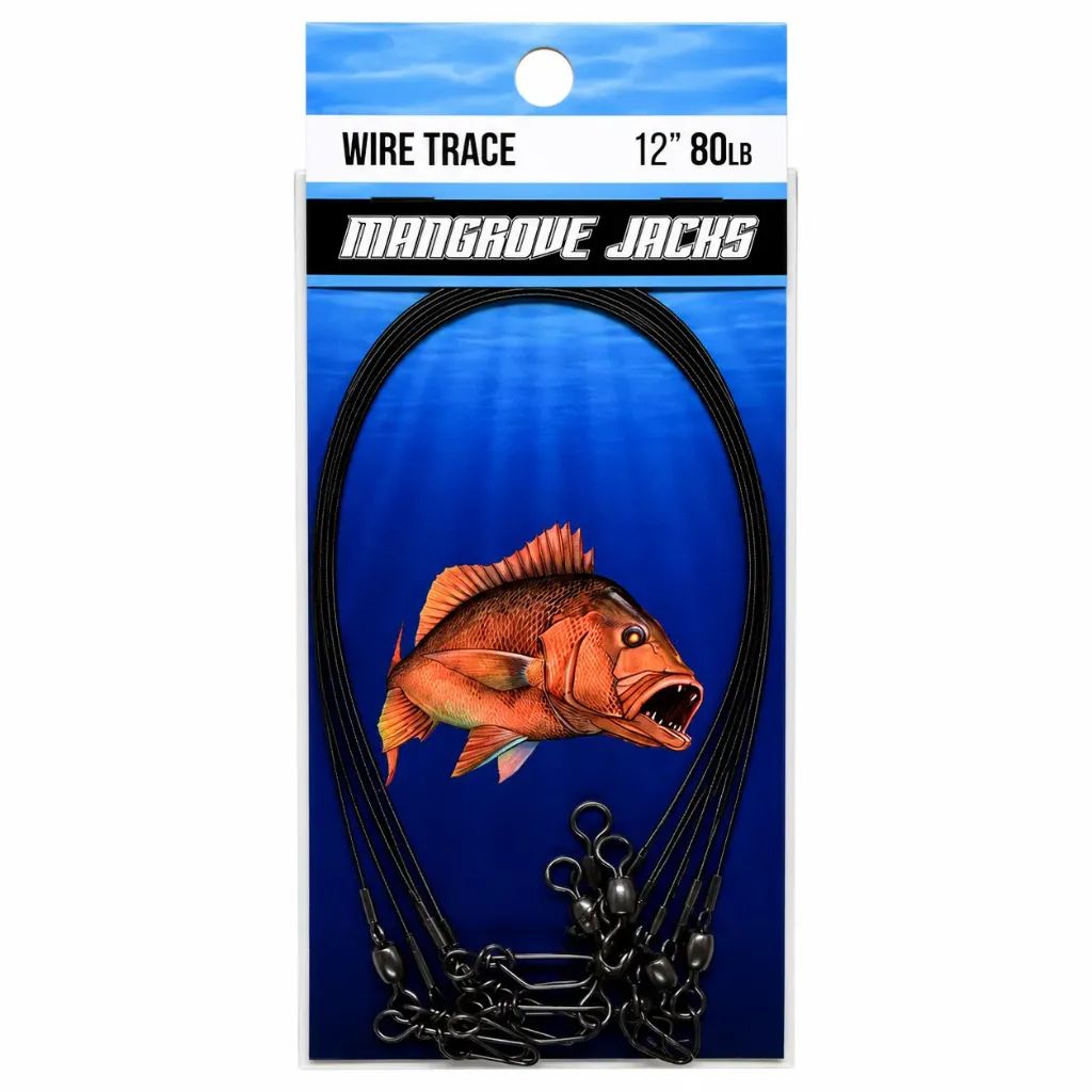 Mangrove Jacks Wire Trace 12" | 80lb